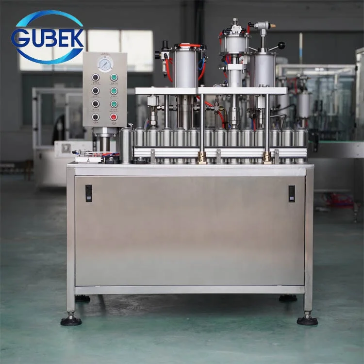 GUBEK filling capping machine mosquitos repellent for spray aerosol paint pneumatic