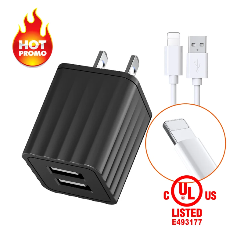 2020 электрическое Универсальное портативное зарядное устройство для сотового телефона, безопасное двойное USB порт 5В 2.1a настенное зарядное устройство для iphone зарядное устройство