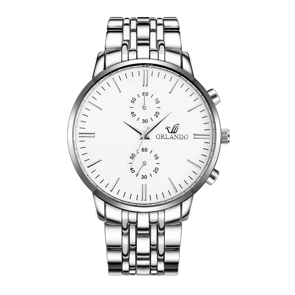 New style stainless steel band quartz Mens Watches luxury Business watch for men