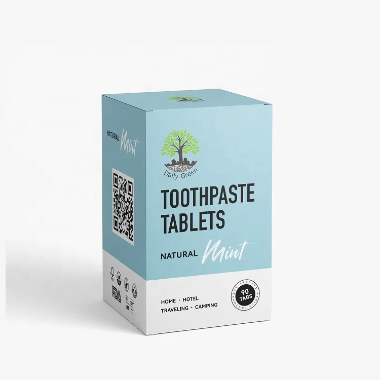 Fluoride Chewable Toothpaste Tablets All Natural and Plastic Free