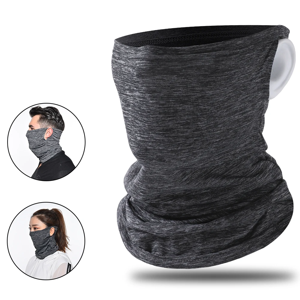 Sun Protection Scarf Ice Silk Face Cover Neck Tube Quick-drying Outdoor Fishing Cycling Neck Gaiter Custom