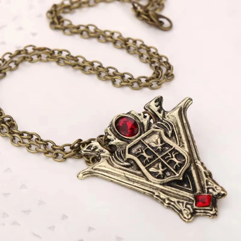 Movie Peripheral Twilight Zone New Moon Wave Tower Clock Jewelry Necklaces Stock Wholesale