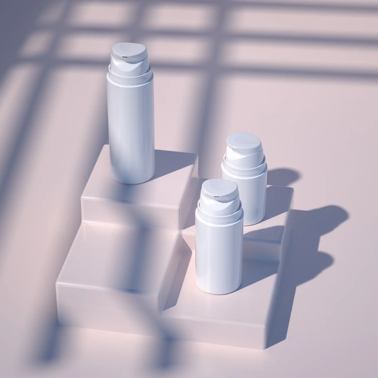 Empty 15ml 30ml 50ml 100ml Frosted Cream Cosmetic Lotion Resistant Luxury Plastic Acrylic Airless Pump Bottle With Pump