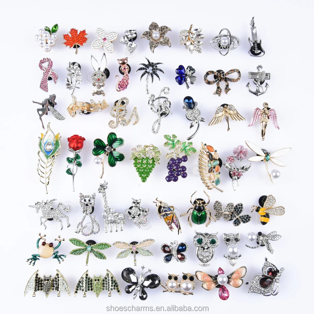 High Quality Metal Shoes Charms Big Logo Shoe Accessories Decorations For Christmas Designer Clog Sandal Pieces