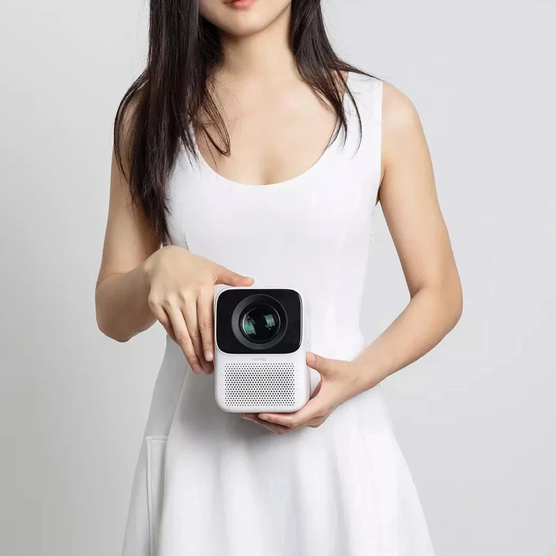 2022 Wanbo T6 MAX Latest Portable Mini 1080p Kid Projector 2.4+5G Dual Wifi Smart Android 9.0 LED LCD Home Video Beamer 200 ANSI