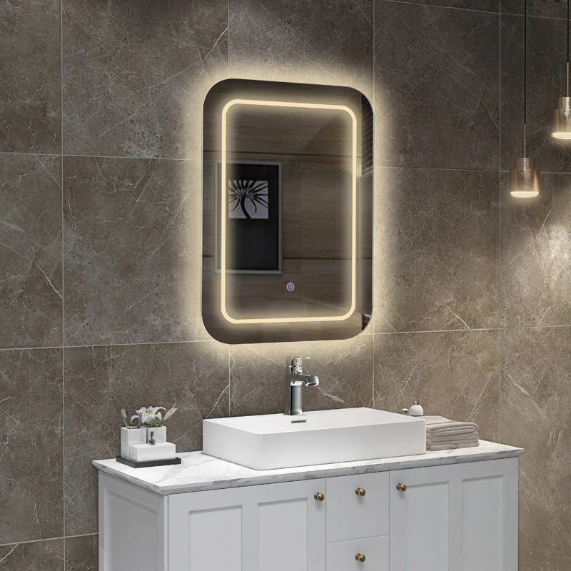 Illuminated Hotel Fancy Bathroom Mirrors