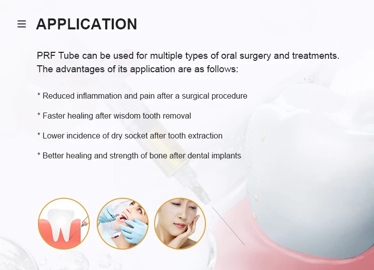 MANSON Dental PRF Injection PRF Tubes 15ML