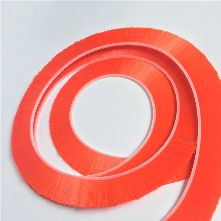 CMX hot-melting plastic channel flexible strip weather brush