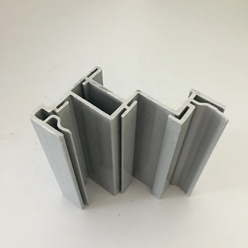 
Plastic extruded profile for horizontal refrigerator glass door frame 