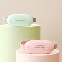 Warm Uterus Treasure Cordless Heating Pad Portable Warm Palace Belt Color Box Massage Belt Waist Massager Customized Logo Accept