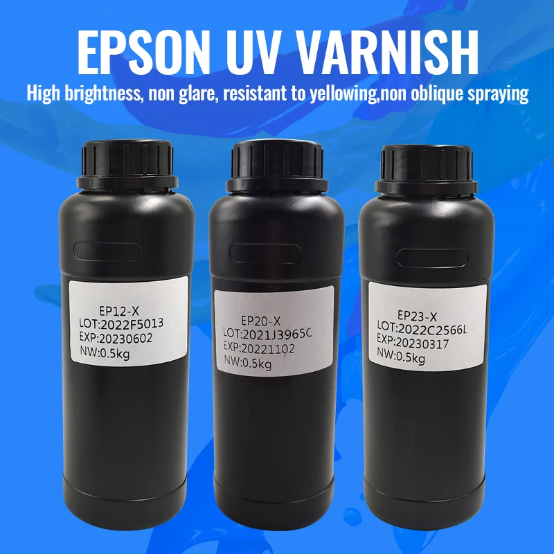 Epson L805 printhead compatible ink 500ML C,M,Y,K,LC,LM,W colorful uv inkling uv dtf printer