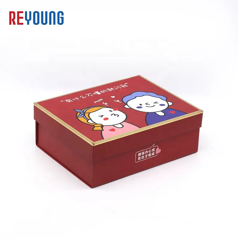 Custom Rigid Rectangle Folding Competitive Price Box Wholesale Printing Packaging Christmas Gift Boxes With Lid For Food