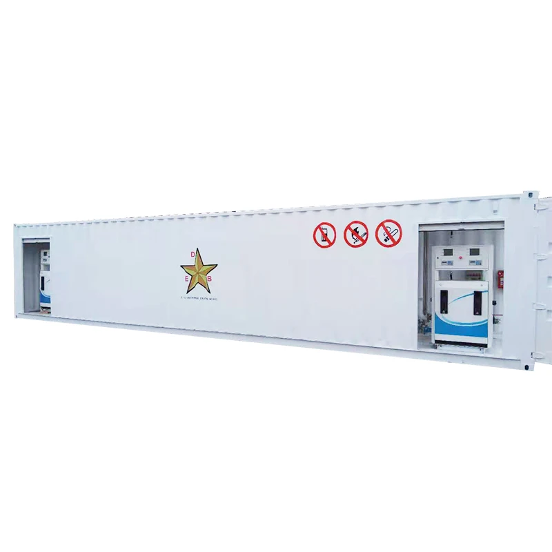 2024 Design Above Ground Industrial Storage Tank Mobile Fuel Dispenser Station Diesel Fuel Tanks For Sale Mobile Filling Station
