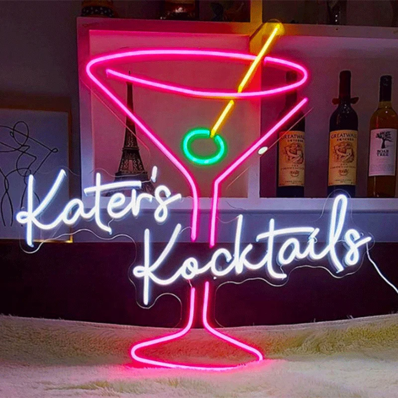 Neon Sign Custom Waterproof Glowing Elements Animated Elements bar Neon Strips Light For Club Party