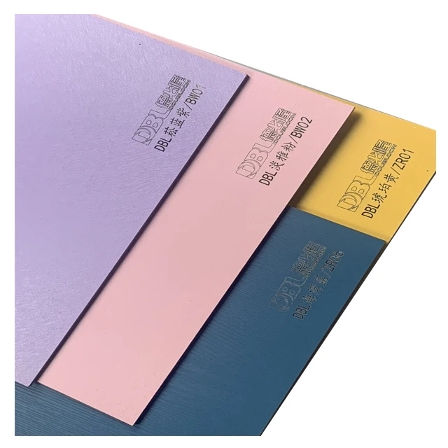 DBL panel Factory manufacturing high density cheap price 18mm melamine white MDF/MDF in china /DBL Dark Blue/ZR03