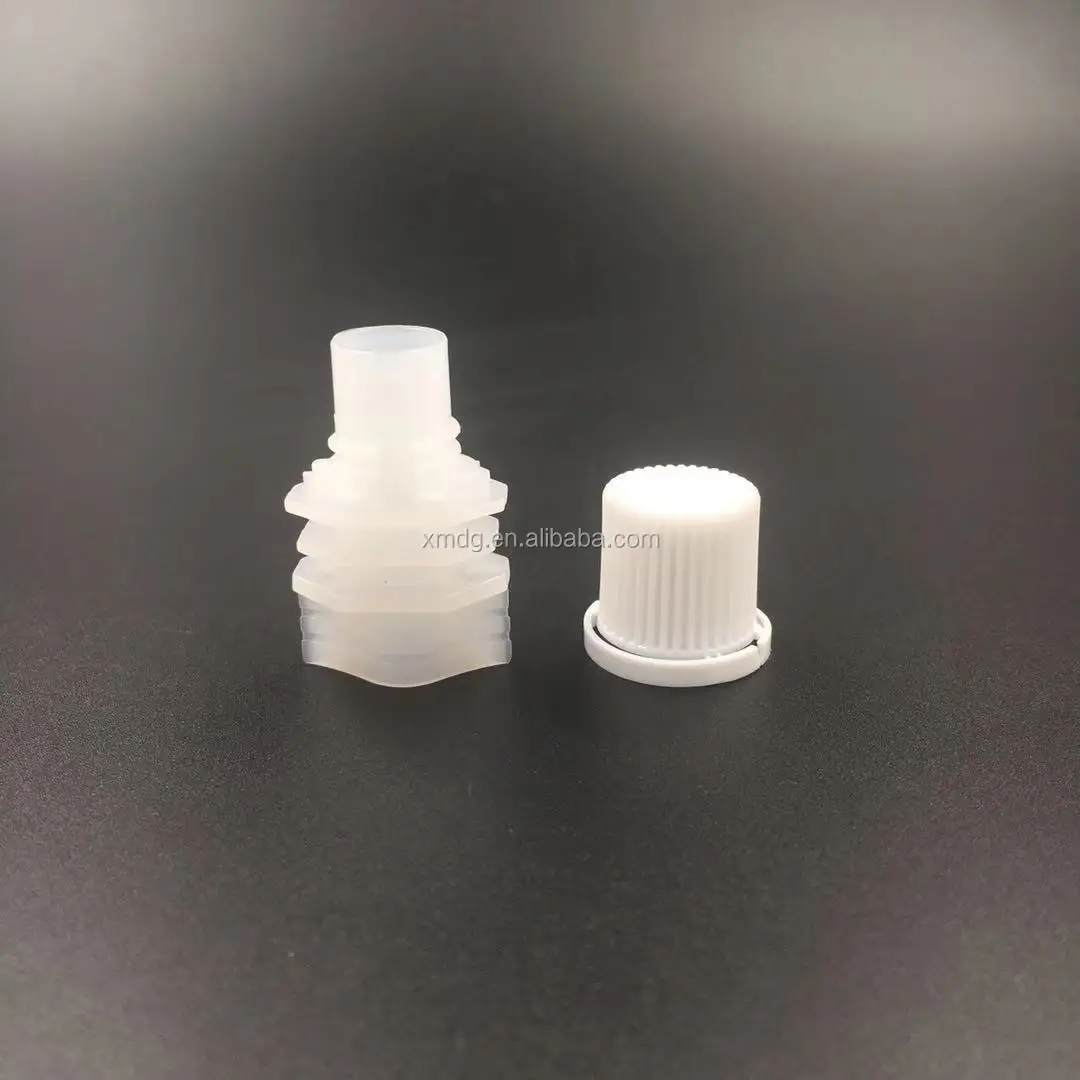 
flexible packaging pouch 8mm plastic cap for doypack 