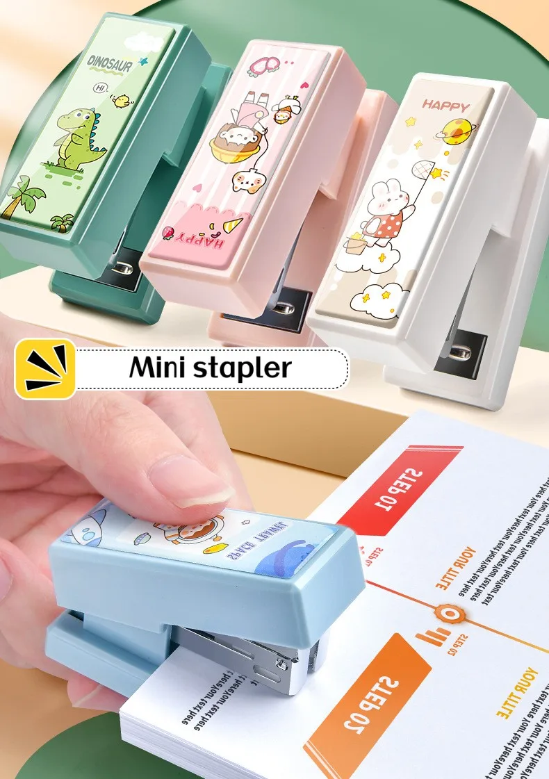 New style Wholesale office portable labor-saving mini small stapler stapler for students