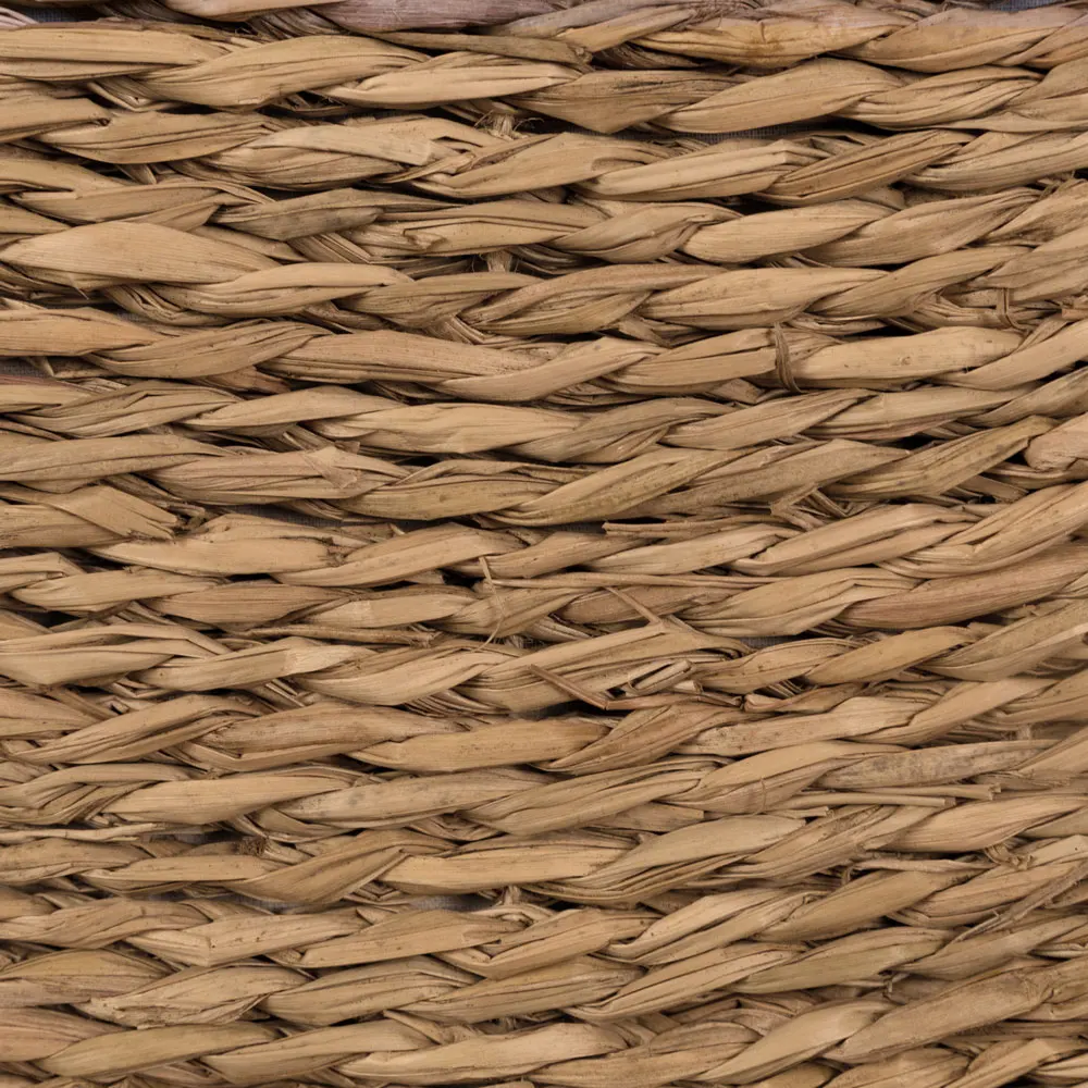 Лидер продаж винтажный круглый коврик в стиле бохо из морских водорослей форме цветка деревенском натуральный коричневый соломенный напольный ковер от вьетнамского производителя