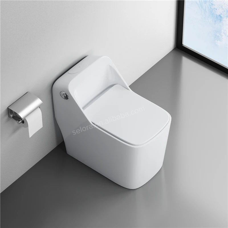 Modern Asian Chinese sanitary ware ceramic wc toilet commode s-trap one piece toilet bowl