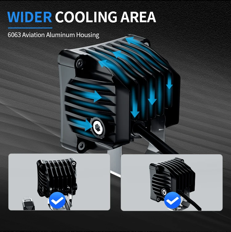 AURORA 2inch Pods D3 Series Auto Led Work Light Led Work Light For Car