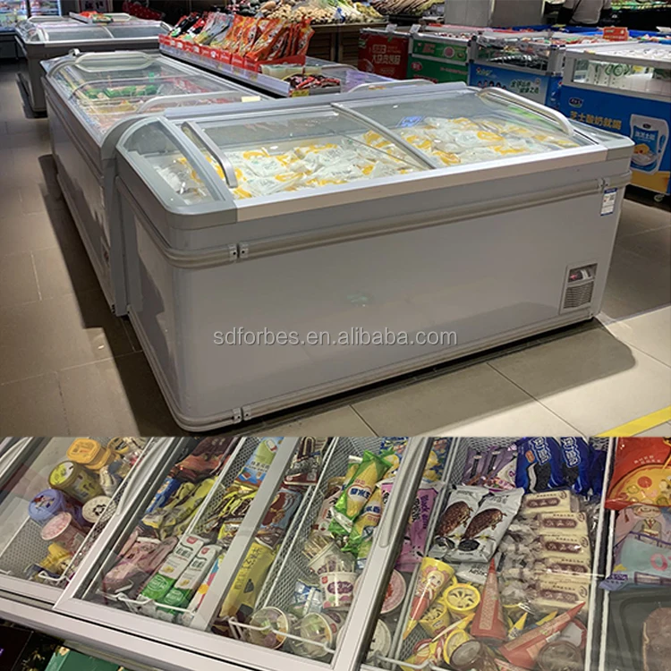 Factory Direct Wholesale High Quality Desktop Supermarket Display Freezer Refrigeration Equipment