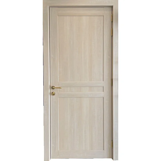 China Supplier Custom New Wood Frames Bedroom WPC Modern  Interior Wood Door WPC Assembly Door
