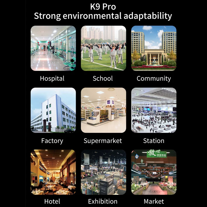 K9 Pro Auto Hand Sanitizer Alcohol Disinfection Automatic Liquid Soap Dispenser With Thermometer Sensor