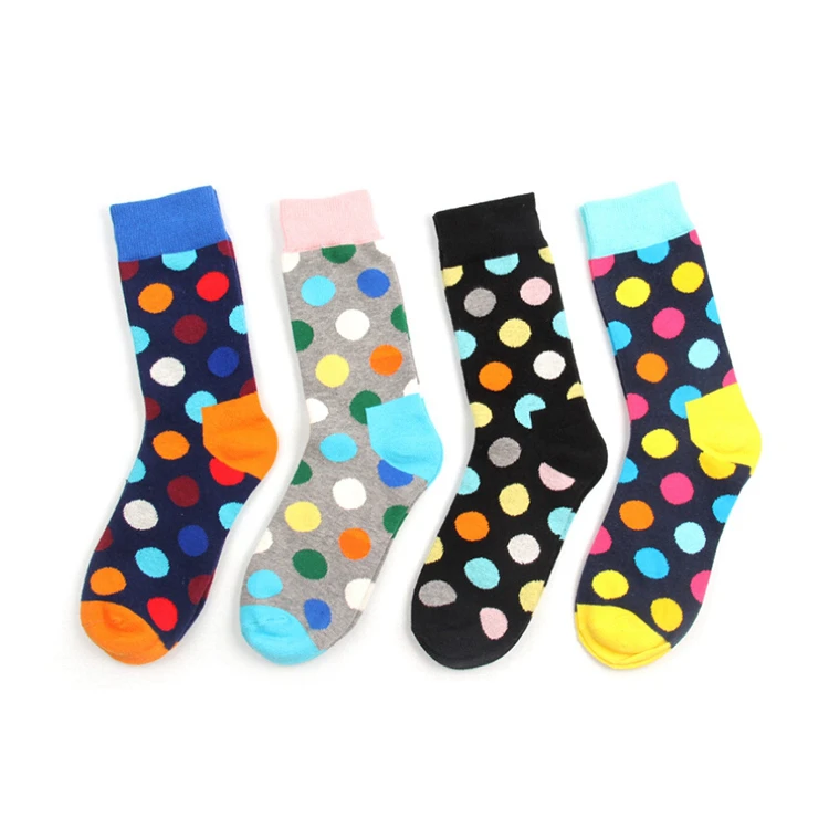 KTP-0866 polka dot socks for men
