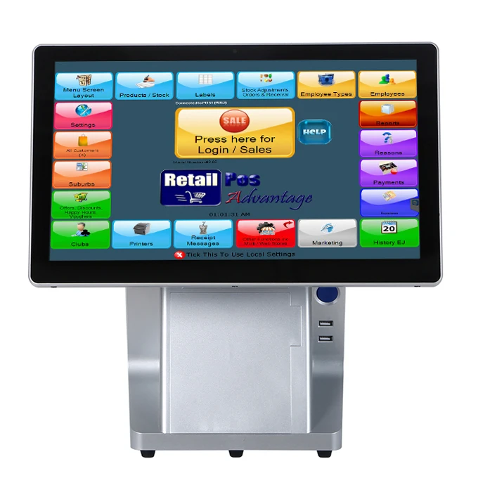 15.6 Inch RK3288 POS Motherboard 2+8G Capacitive Touch Screen Android POS
