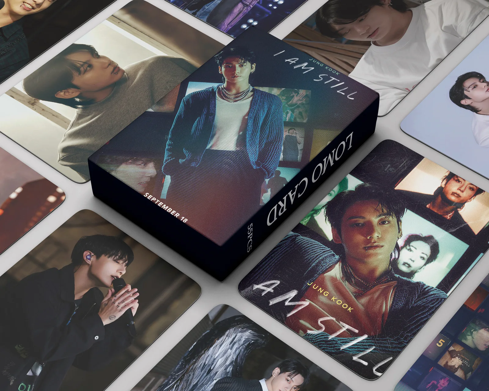 55 шт./коробка Bangtan Boys JungKook I AM nill JK Photocard Lomo Card