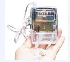 AM FM Stereo Pocket Radio Transparent Design with Earphone Portable for Prison Use