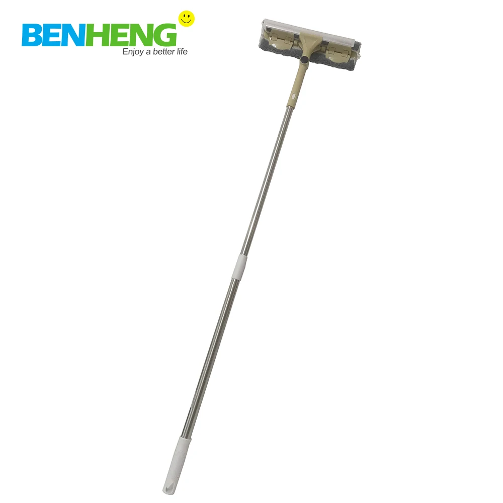 BENHENG Long handle high rise window cleaning equipment with telescopic pole glass window cleaning wiper
