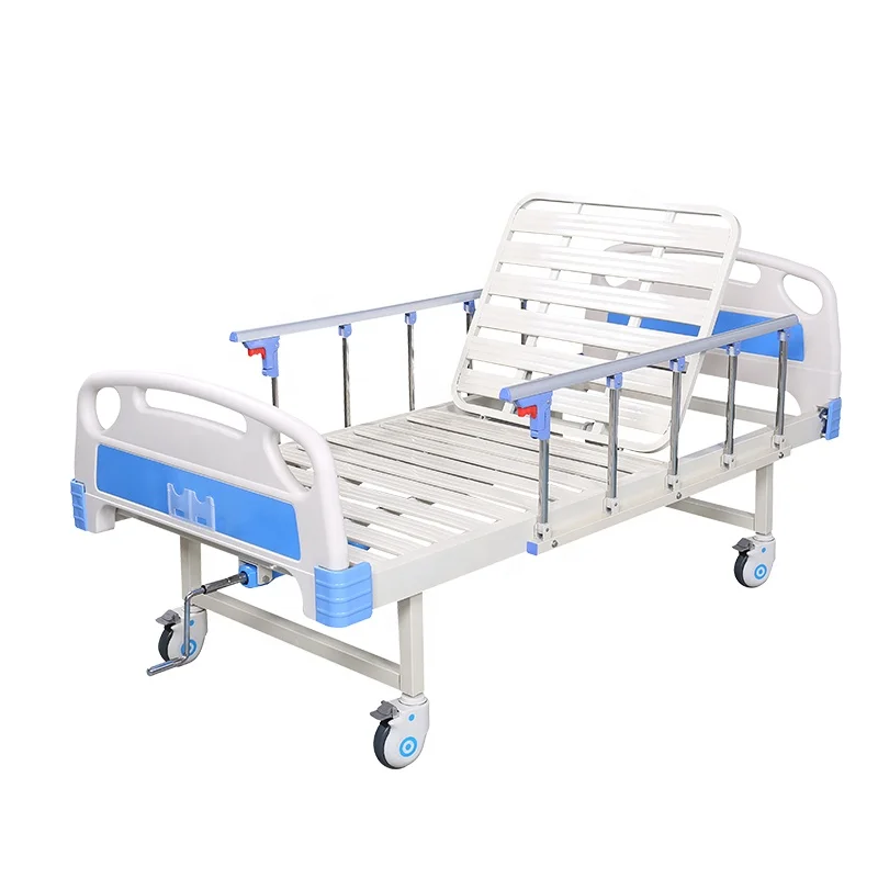 ABS Bed Board Hospital Equipment Hospital Furniture Disable Manual 1 Crank one Function Hospital Bed