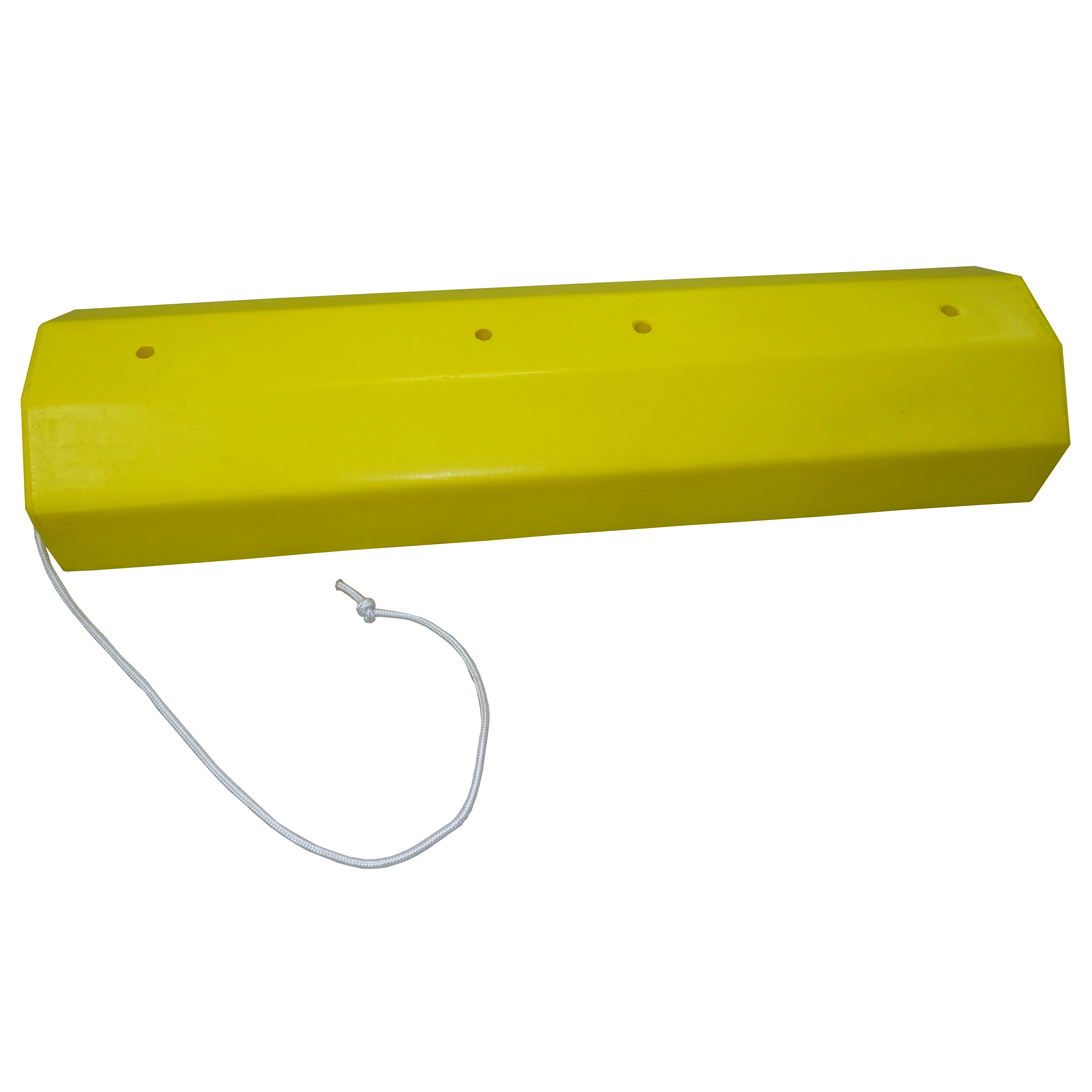 Parking Safety Aircraft Wheel Chock with Rope for Airplane Avivation Urethane Material UWC16