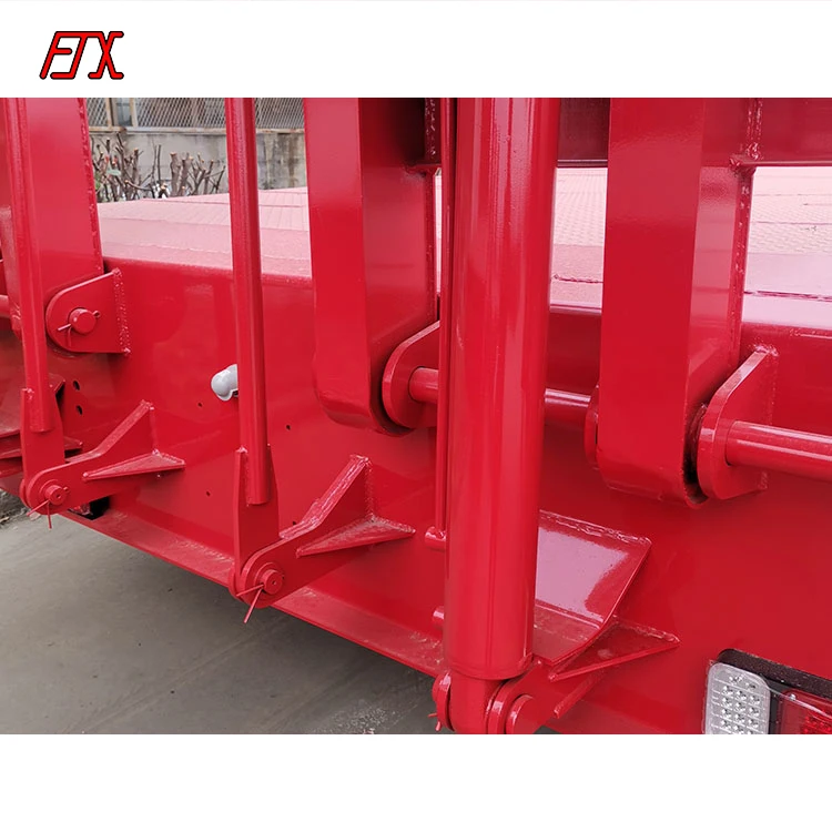 3/4/5 Axle 50 60 80 Ton Heavy Duty Gooseneck Excavator Transportlow Loader/ Lowboy/ Low Bed Lowbed Trailer Truck Semi Trailer