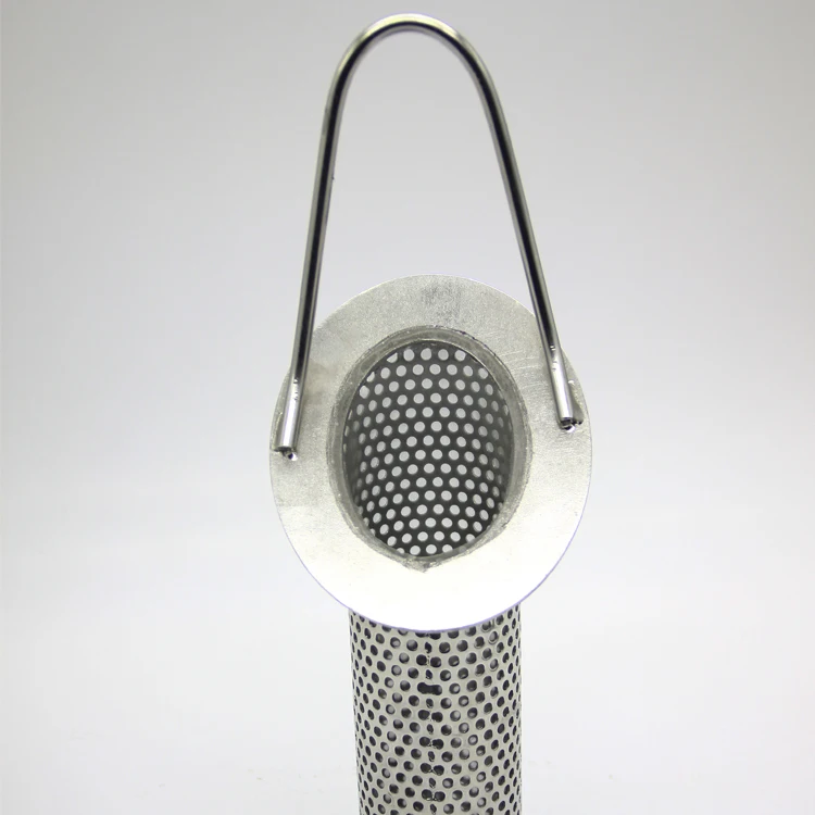 customized 316  stainless steel basket strainer filter screen for oil filtration and cleansing