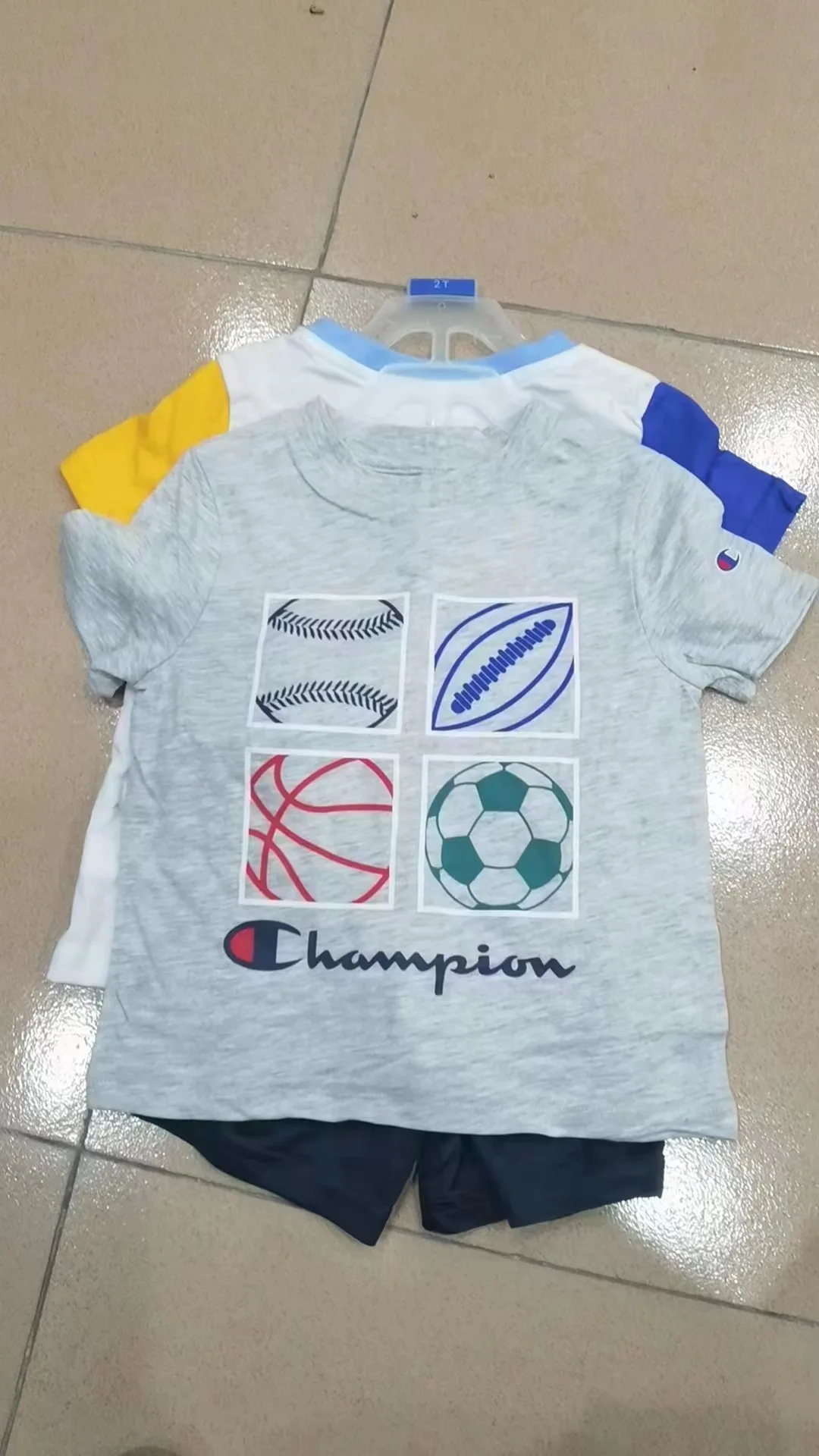 Brand new kids clothes wholesale Apparel stock boys summer clothes shorts Sets