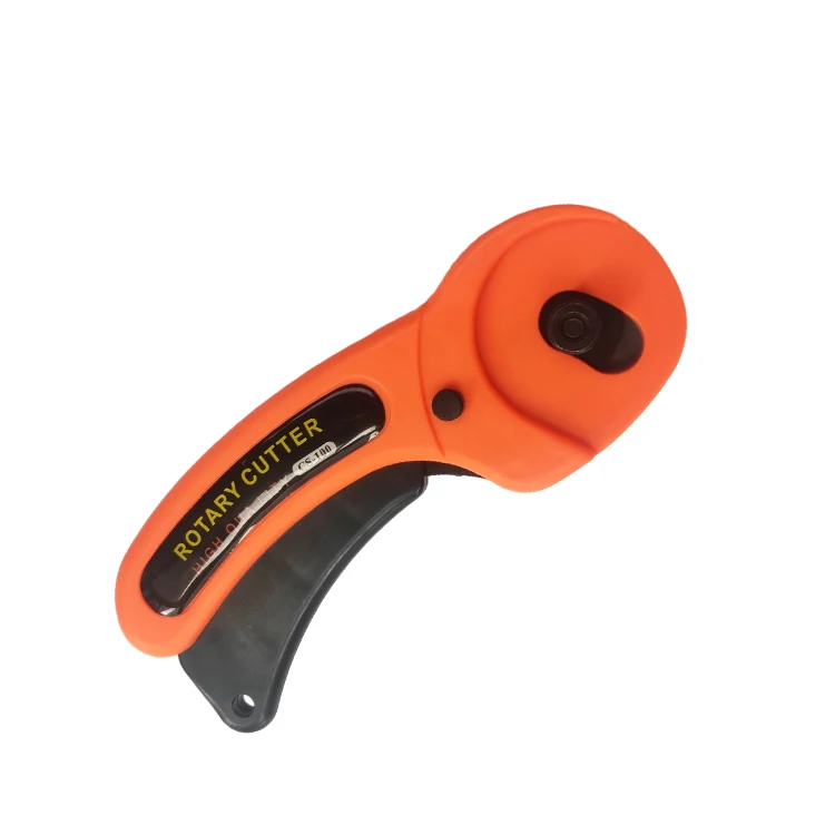WISDOM Custom Cutting Tailor Scissors Tools Fabric Cut Rotary Cutter 45mm Wide Blade Auto Lock Rotary Cutters