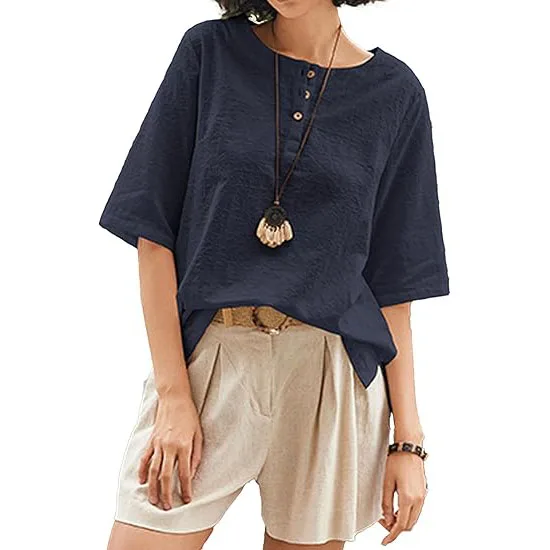 New Arrivals 2024 Casual Shirts Elegant Casual Loose Blouse For Women Outwear