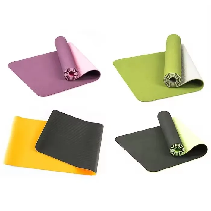 TPE Yoga Non Slip Mat Anti-Tear Home Fitness Exercise Eco-friendly Yoga Mat