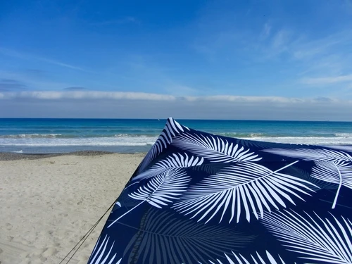 2023 Роскошная легкая в установке Высококачественная эластичная Пляжная палатка из микроткани