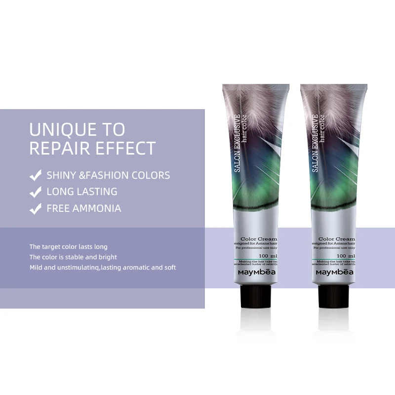 Rinse Off Hair Color Dye Cream Natural Black Herbal Ingredients Temporary Easy Coloring Acceptable High Effective 100ml