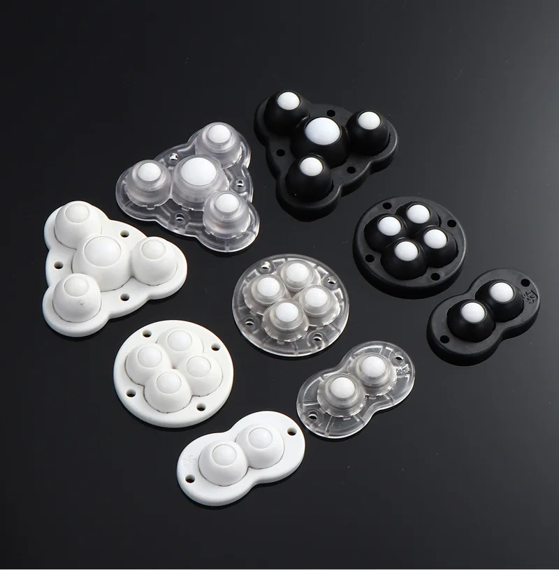 JAYA Ball universal wheel bonded steel ball nylon movable furniture base punch-free sliding casters furniture mover