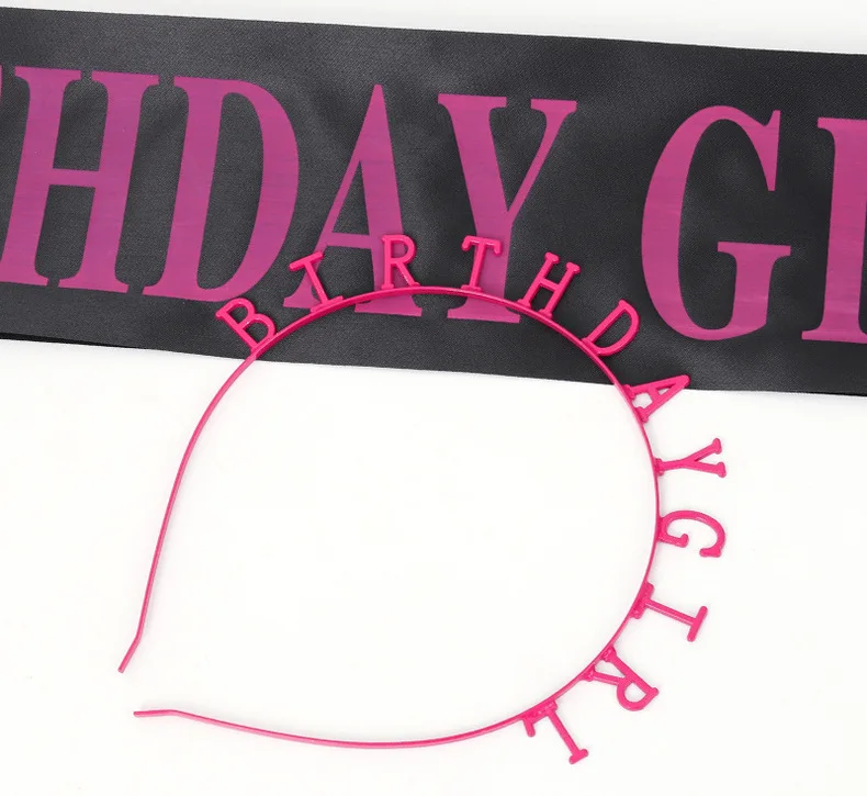 Birthday Girl Shoulder Belt Etiquette Belt Hair Jewelry
