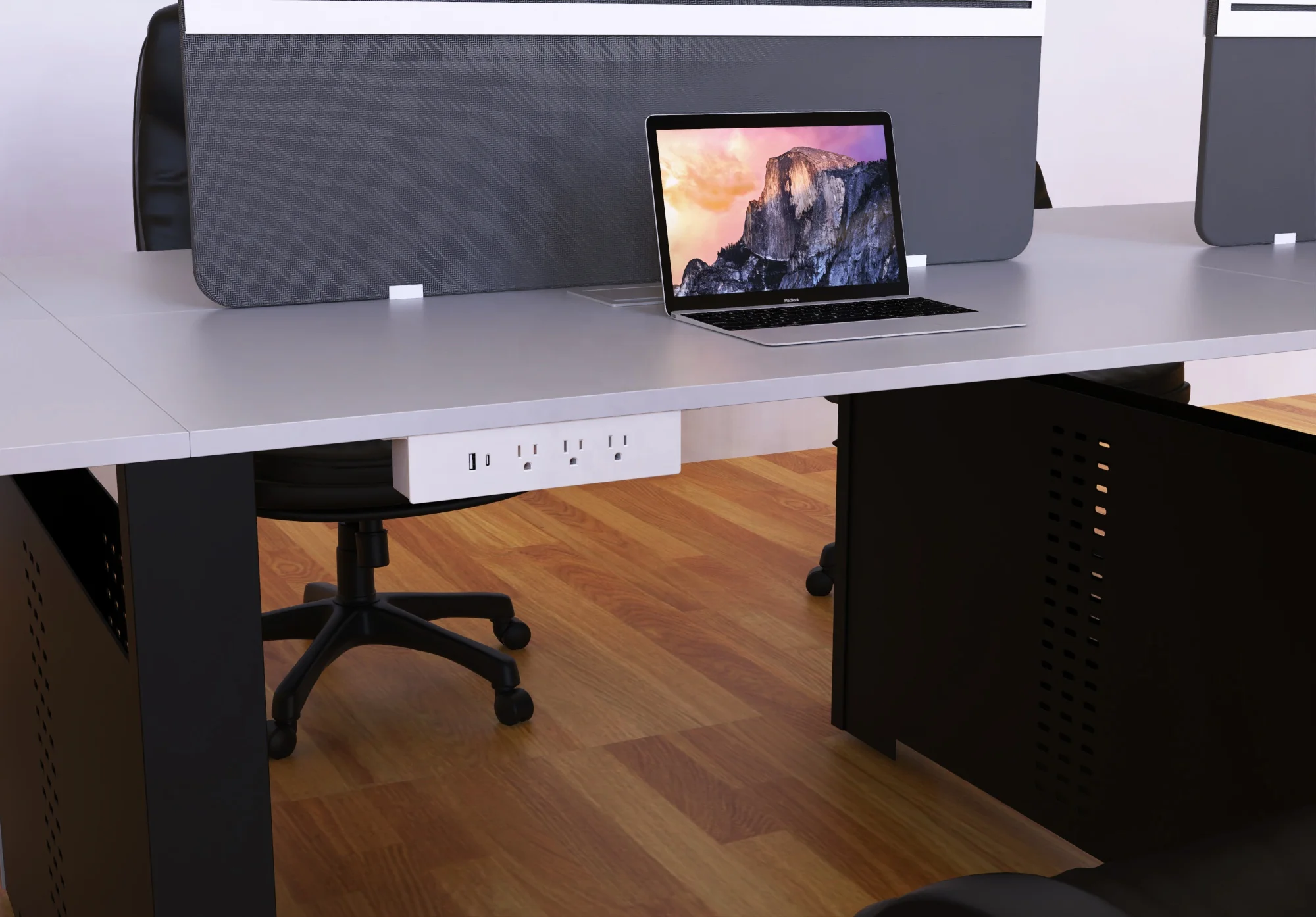 Conference Recessed Power Strip Desktop Power Grommet Socket Table Socket with usb