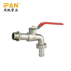 Отличное качество, низкая цена, 1/2 дюйма, латунный кран для воды Bibcock, 1 дюйм, фитинги для крана, латунный кран, кран для кухни