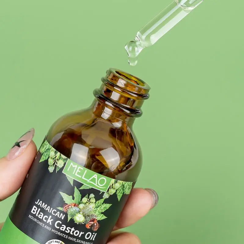 High Quality 100% Pure Cold Pressed, Hexane Free, Eyebrow Growth, Skin Moisturizer Detox and Wraps Hair Growth Castor Oil