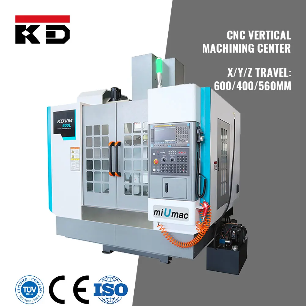 New 3-Axis Vertical CNC Milling Machine Single Spindle BT40 Taper Fanuc/Mitsubishi/Siemens Control System Machining Center