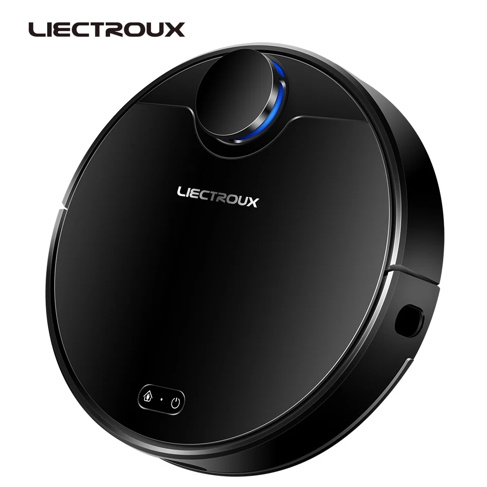 Liectroux ZK901 Lidar Pembersih Vakum Robot Selective Room Clean Breakpoint Resume Cleaning Wet Mop & Disinfect