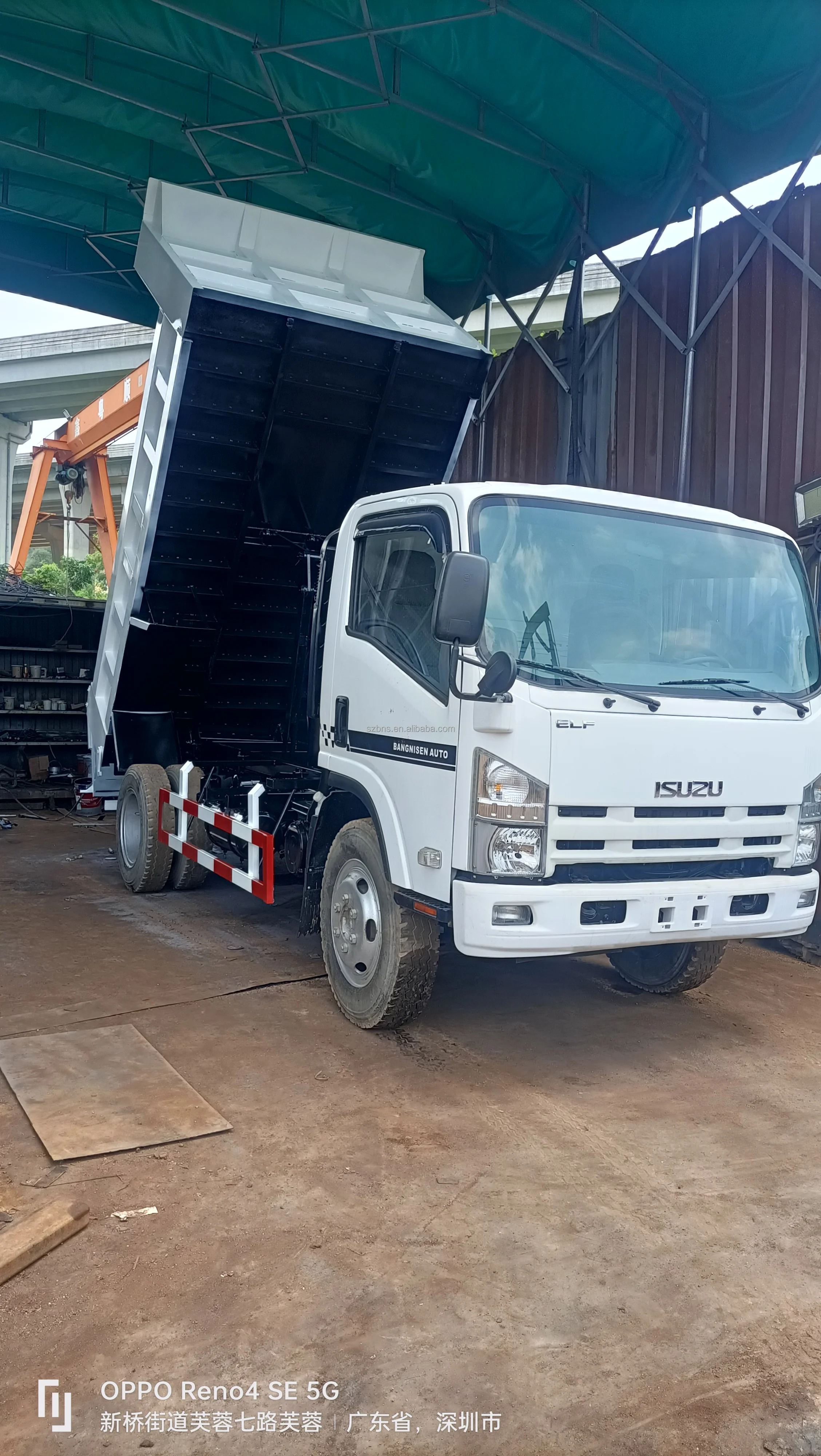 Good Condition Second Hand Tipper Truck ISUZUs 700P ELF 4WD Dump Truck Cargo Tipper Truck Price